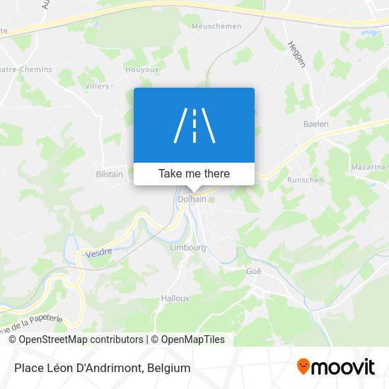 Place Léon D'Andrimont map