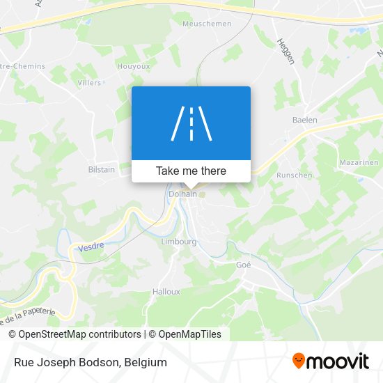 Rue Joseph Bodson map