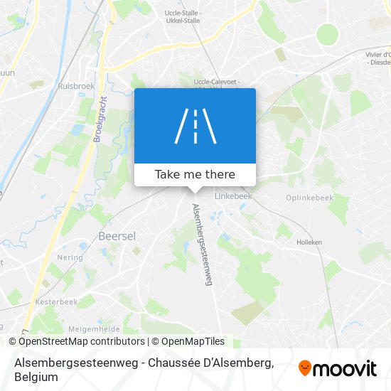 Alsembergsesteenweg - Chaussée D’Alsemberg plan