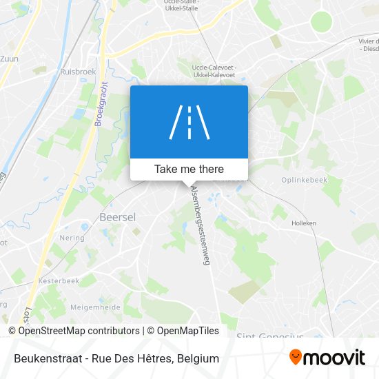 Beukenstraat - Rue Des Hêtres map