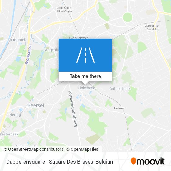 Dapperensquare - Square Des Braves map