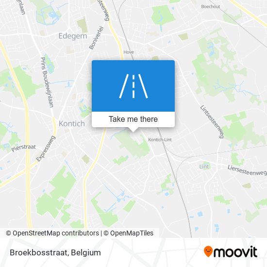 Broekbosstraat map