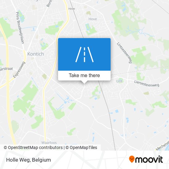 Holle Weg map