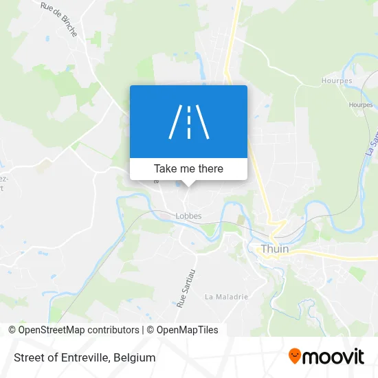 Street of Entreville map