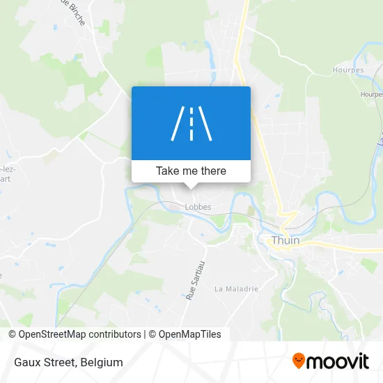 Gaux Street map