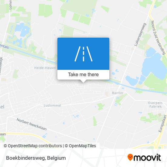 Boekbindersweg map
