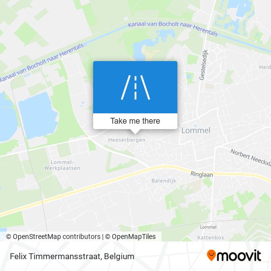 Felix Timmermansstraat map
