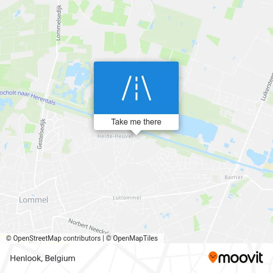 Henlook map