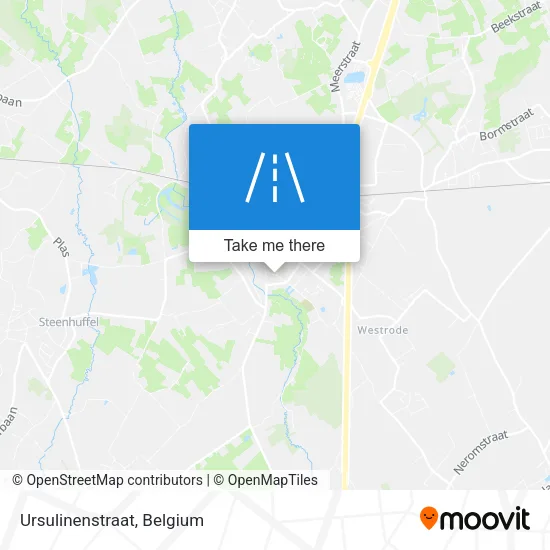 Ursulinenstraat map