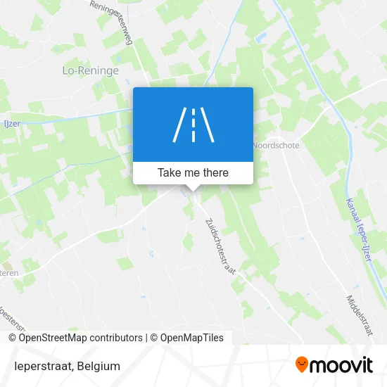 Ieperstraat map