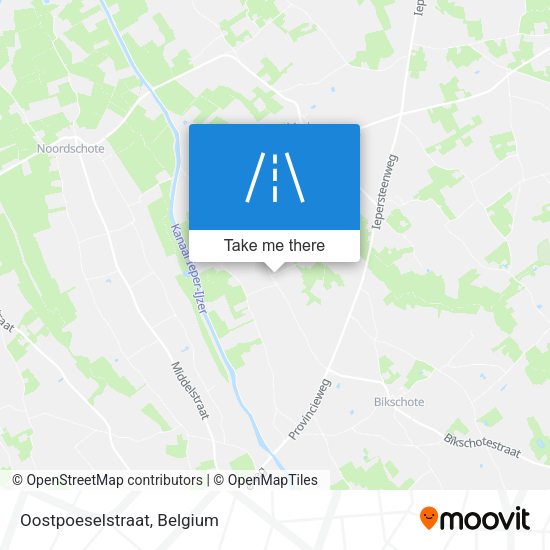 Oostpoeselstraat map