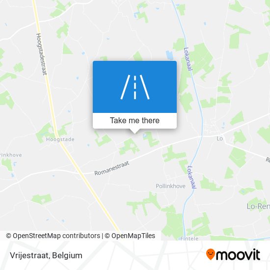 Vrijestraat map