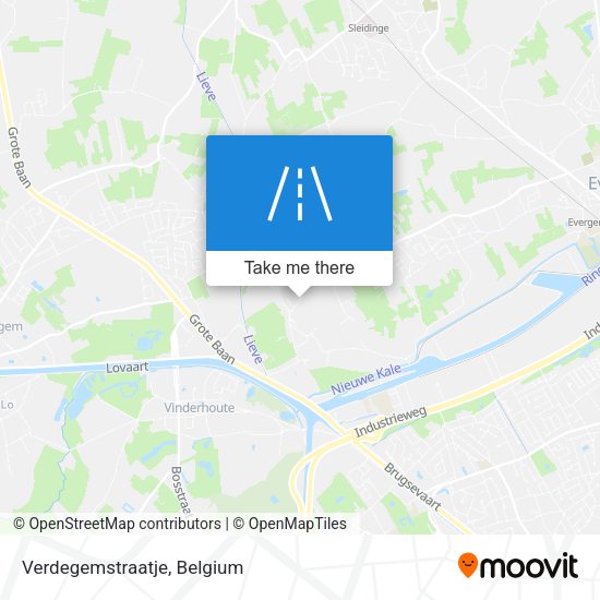 Verdegemstraatje map