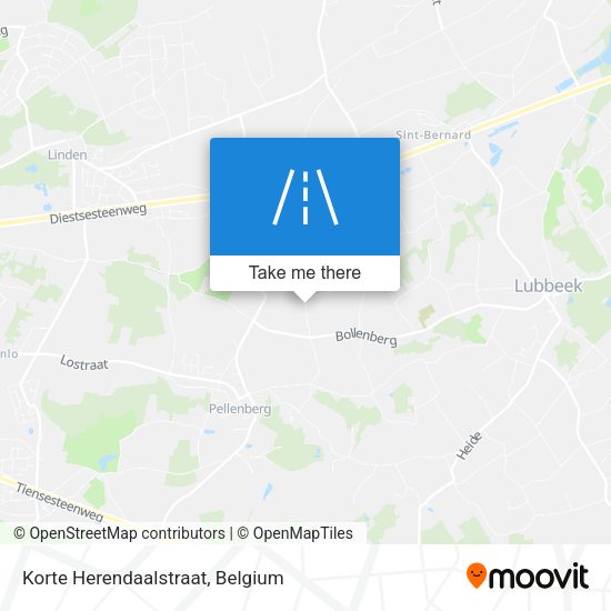 Korte Herendaalstraat plan