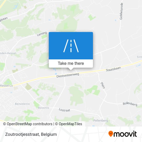 Zoutrootjesstraat map