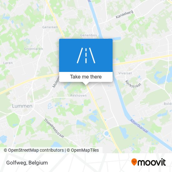 Golfweg plan