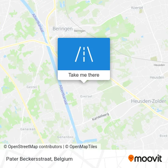 Pater Beckersstraat map