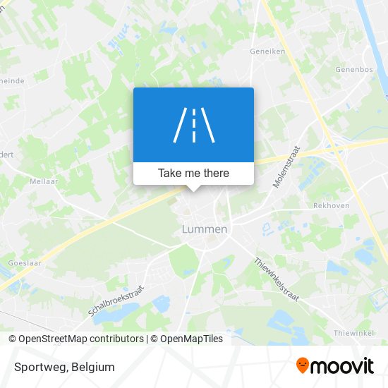 Sportweg map