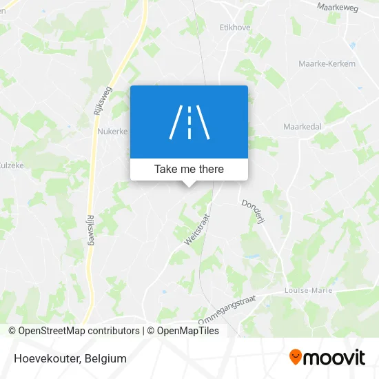 Hoevekouter map