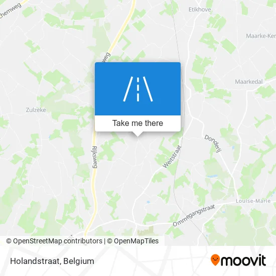 Holandstraat map