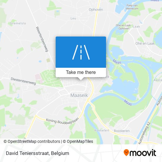 David Teniersstraat map