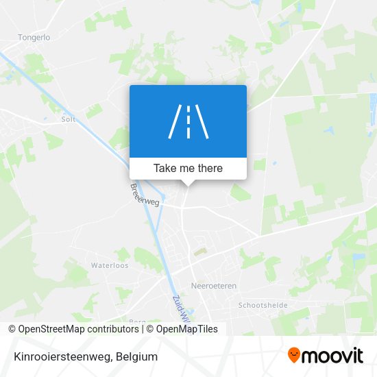 Kinrooiersteenweg plan