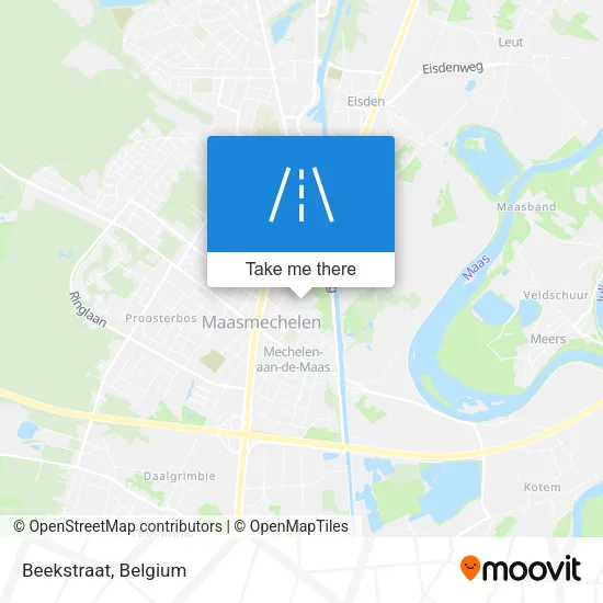 Beekstraat map