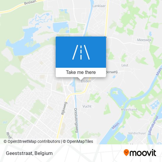 Geeststraat map