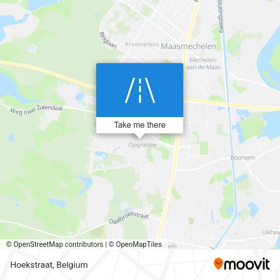 Hoekstraat map