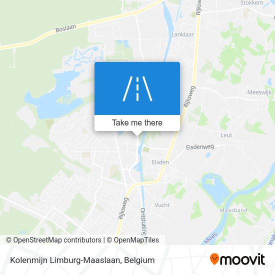 Kolenmijn Limburg-Maaslaan map