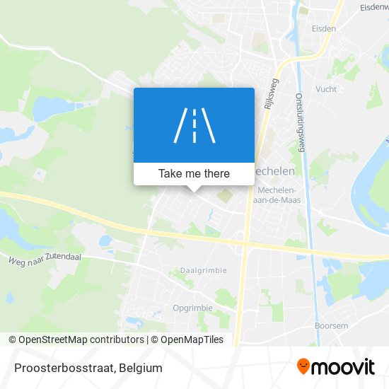 Proosterbosstraat map
