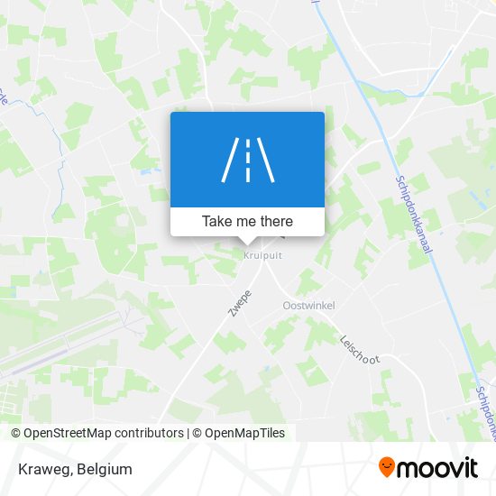 Kraweg map