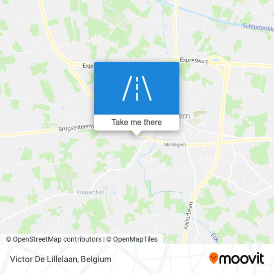 Victor De Lillelaan map