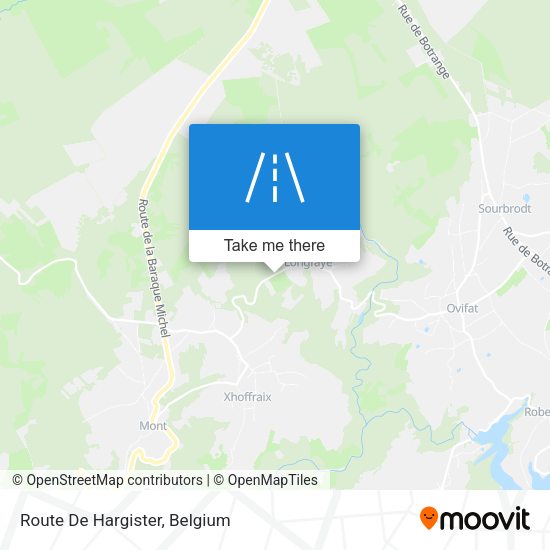 Route De Hargister plan