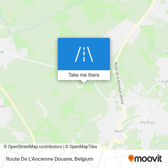 Route De L'Ancienne Douane plan