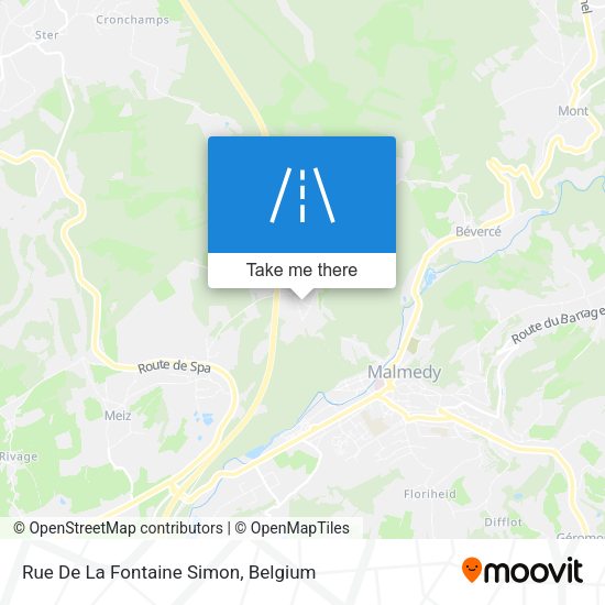 Rue De La Fontaine Simon map