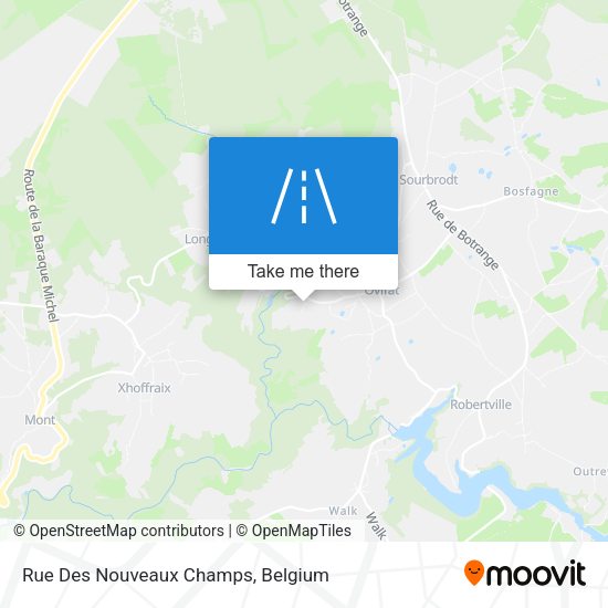 Rue Des Nouveaux Champs plan