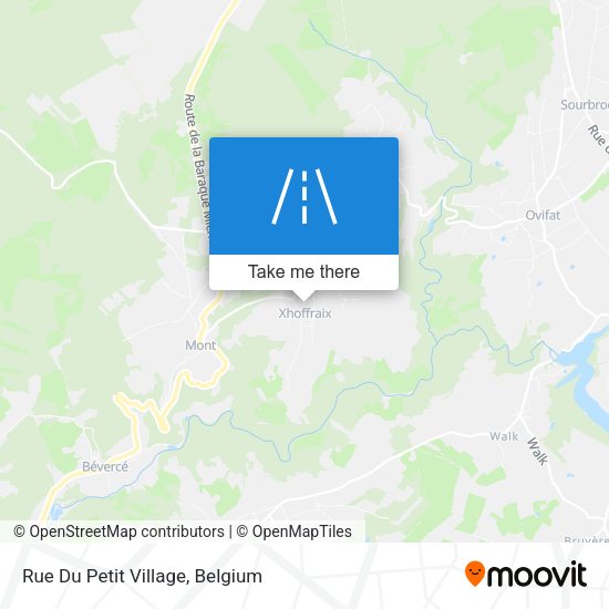 Rue Du Petit Village plan