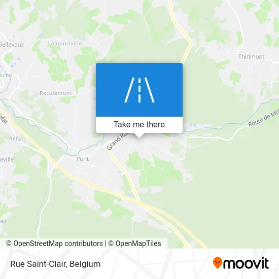 Saint-Clair Street map