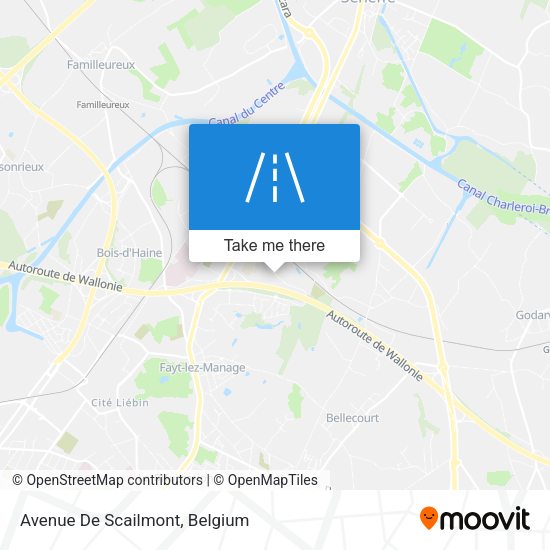 Avenue De Scailmont plan