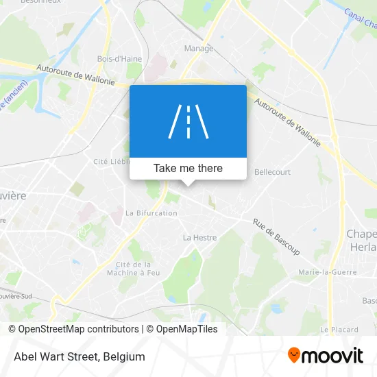 Abel Wart Street map