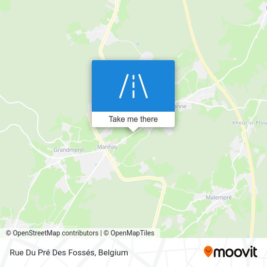 Rue Du Pré Des Fossés map