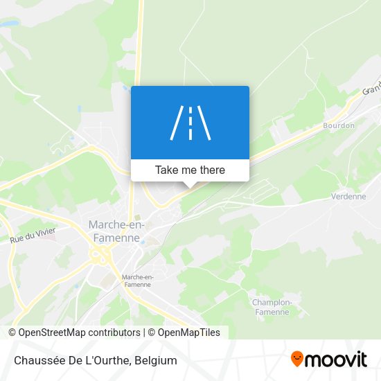 Chaussée De L'Ourthe plan