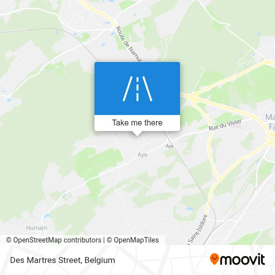 Des Martres Street map