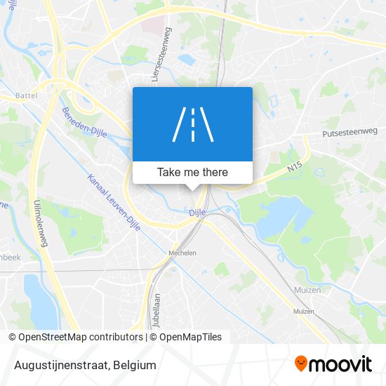Augustijnenstraat map