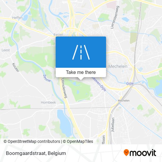 Boomgaardstraat map