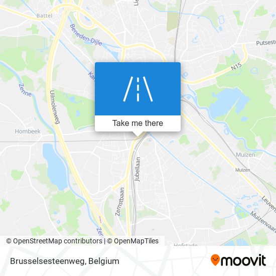 Brusselsesteenweg map