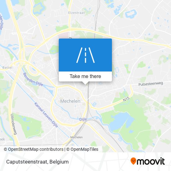Caputsteenstraat map