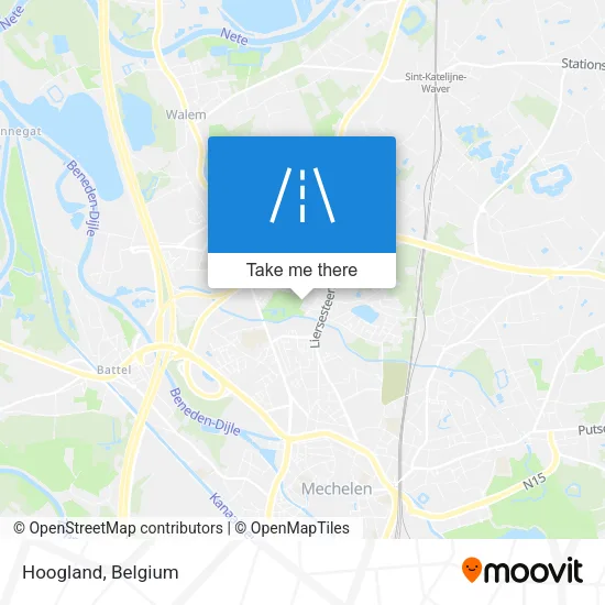 Hoogland map