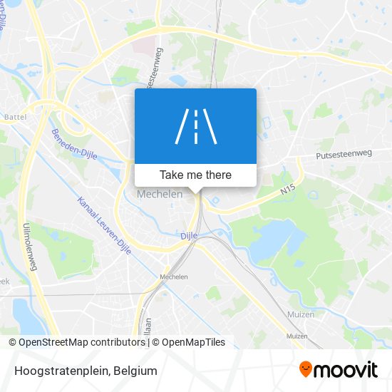 Hoogstratenplein map